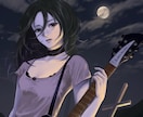 アイコン・立ち絵・歌ってみたなど幅広くお描きします ミステリアスな雰囲気のイラストを提供します イメージ1