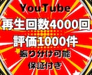 YouTube再生回数と評価が増えるまで宣伝します ⭐️再生回数+4000回と評価+1000件➡3,000円⭐️ イメージ8