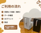 3Dプリンターでデータを印刷し、現物を納品します 小物・試作・1点ものもお気軽にご相談ください！ イメージ3