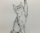 ペン画：ペット（動物）のイラストをお描きします メッセージカード、プレゼント、自宅観賞用に♡ イメージ8