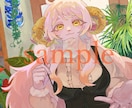 柔らかい印象の一枚絵を作成いたします 人物からケモノまで多彩なキャラクターに対応します！ イメージ3