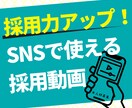 採用力UP！SNS用アニメーション動画を制作します 各SNSに最適な縦型アニメーション動画でSNS採用を加速 イメージ1
