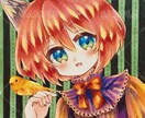 コピックでオリジナルイラストをお描きします 特別な一枚、丁寧に制作いたします イメージ2