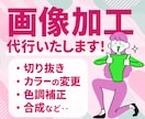 画像の切り抜きや、レタッチ、文字入れなどいたします 商品、動物、フードなど、用途に合わせた加工を代行いたします イメージ1