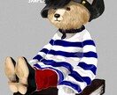 テディベアや動物を絵本のようなタッチで描きます 絵本やポスター・思い出の洋服などを暖もりタッチで描きます イメージ2