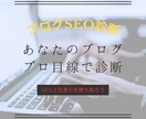 あなたのブログ診断します ブログのプロの目線であなたのブログを変えてみせます イメージ1