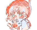 かわいい女の子のミニキャラ描きます 安く早く可愛い！幅広い使用用途です！ イメージ1
