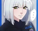 かわいい絵!(上半身まで)描きます ちょっとネオンな絵が得意です！ イメージ4