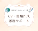 JPO試験/UNV/国際機関の応募書類を添削します 英文応募資料の作成に悩んでいる方に！ イメージ1