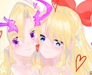 イラスト、アイコン描きます デフォルメイラスト、普通絵 グラブル風等に仕上げます! イメージ10