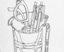 アナログイラスト描きます 簡単なペン画から、ちょっと細かい絵まで、何でも描きます イメージ1