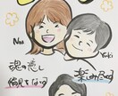 手書きで星からのメッセージをお伝えします 顔写真を送ってもらえたら似顔絵付きもできます♪ イメージ2