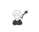 SNSやブログに！ゆるい線画イラスト描きます ブログ・SNS・ショップ素材にも◎白黒で魅せるかわいい線画 イメージ6