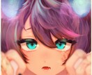クオリティそのまま最安値で可愛いイラスト描きます 女の子から男の子、人外娘(ムシ、ドラゴン、ケモノ)など!! イメージ1