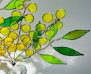 ミモザのフラワースワッグを制作します 透明感のある、色鮮やかなミモザのワイヤークラフト イメージ3