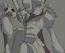 アメコミぽい躍動感のあるイラストを描きます 版権絵や創作絵、立ち絵なども受け付けてます イメージ8