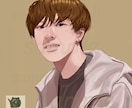 リアル＆キャラ風　厚塗り似顔絵で仕上げます 【リアルすぎない　キャラすぎない】光と筆の質感で描く似顔絵 イメージ6
