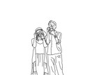 写真を元にイラストを描きます 写真を元に線画や色アリのイラストを作成します。 イメージ2