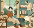 あなたの好きを詰め込んだ理想のお部屋を描きます サムネイル、配信背景、待機画面におすすめ！ イメージ7