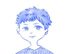 水彩テイストで可愛い雰囲気の似顔絵を描きます ●SNSのアイコン等に使っていただけるような似顔絵を描きます イメージ2