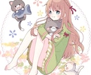 ゆるふわ・シンプルイラスト描きます かわいいシンプルイラスト！SNSアイコンを届けます☆ イメージ4