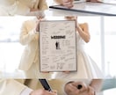 翌日納品可◎ ゲスト参加型の結婚証明書作成できます ご署名案内データ付✿世界にひとつだけの証明書◎ イメージ1