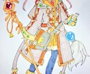 既存のキャラデザ販売致します キャラデザ、術師（女の子）※魔道士にも錬金術士にも。 イメージ1