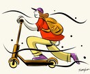 商用可！目を引くシンプルでポップなイラスト描きます 雑誌やWEBなどの挿絵のお手伝いいたします！ イメージ5