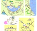 手描き風のイラストマップを作成します かわいいイラストでわかりやすい地図。お店のチラシやHPに！ イメージ10