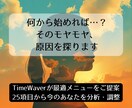 TimeWaverが25項目から最適化調整をします 25項目から自動分析。今のあなたに必要な調整を届けます。 イメージ1