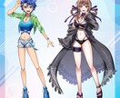 女性キャラ立ち絵を制作します IRIAMやTRPGに！立ち絵イラストを制作します イメージ4
