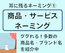 耳に残るネーミング（商品・サービス）を制作します ★先着３名様★「＋５案」をサービス！会社名・屋号は別出品あり イメージ1