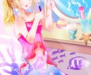 キラキラ可愛い女の子イラスト描きます 夢みたいな世界を、一枚の絵に。 イメージ2
