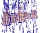 かわいくてキラキラなイラストを描きます 色遣い・カワイイには自信があります！ イメージ2