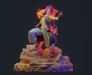 3Dキャラクターデザインます 3Dプリント用の3Dキャラクターデザイン イメージ4