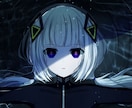 ダークで不穏な美しいイラストを制作します 仄暗い雰囲気の歌ってみた・MV・配信・サムネイルなどに イメージ4