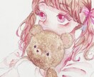 水彩絵の具で独特なイラストをお描きします 男女どちらも可！アイコン、サムネ、挿絵などイラスト全般 イメージ4