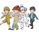 レトロでかわいい子どものイラストを描きます お子様の似顔絵、アイコン、挿絵などに！ イメージ2