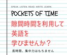 英会話レッスン＆コーチング承ります 30分1500円隙間時間を利用したレッスン＆コーチング イメージ2