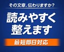 文章添削・リライト｜読みやすく分かりやすく整えます 内容は変えず、伝わる形へ整えます。構成から見直します。 イメージ1
