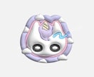 ぷっくり可愛い生き物のアイコン作成します SNS等で使えるぷっくりしたイラストのアイコン作ります イメージ7