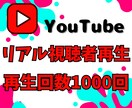 YouTube動画リアル視聴者で再生回数増やします ✨リアル視聴者による再生をYouTube広告で＋1000回✨ イメージ5