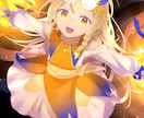 キャラクターメインの同人誌表紙用イラスト描きます 平面的なデフォルメ系からアニメ系、厚塗り等幅広い絵柄で作成 イメージ8
