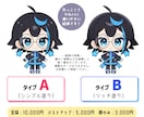 ミニキャラ(SD,デフォルメ)イラスト制作します グッズ/スタンプ/バッジ/SNSアイコン/サムネなどに！ イメージ2