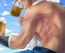 美形からオジ様まで。魅力的なイラストに仕上げます BLやNLも可能！格好良いイラストでアイコンを彩りませんか？ イメージ4