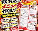 飲食店の見やすいメニュー表を作ります 見やすく使いやすい！印刷・ラミネート対応 イメージ1