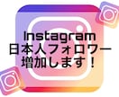 Instagram日本人フォロワーゆっくり増加ます ゆっくり増加無料！性別指定もできます★ イメージ1