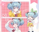 商用利用無料♪華やかでかわいいイラストお描きします Vtuber・フラスタ・応援広告等、幅広く対応してます◎ イメージ10