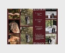 プロフィールブックを特別価格でデザインいたします 繊細で美しく、心奪われるwedding itemをご提供！ イメージ3