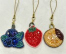 キラキラビーズ刺繍ブローチ・ストラップお作りします オリジナルデザインでペットや珍しいモチーフもお作りします イメージ4